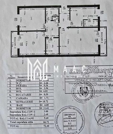 Apartament cu 3 camere decomandat, mobilat în Ostroveni