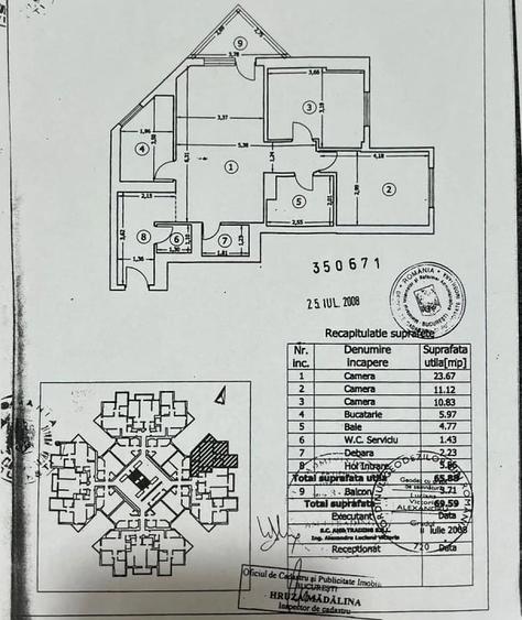 Apartament 3 camere 70 mp, cu centrala proprie, parcare** & priveli?te! - 5