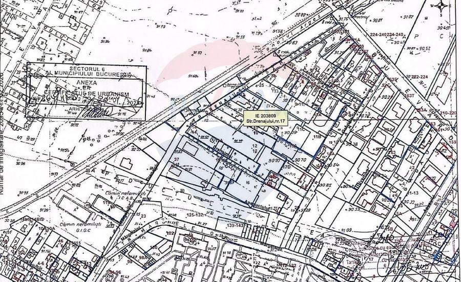 Teren Construcții intravilan de 1928 mp, în Militari