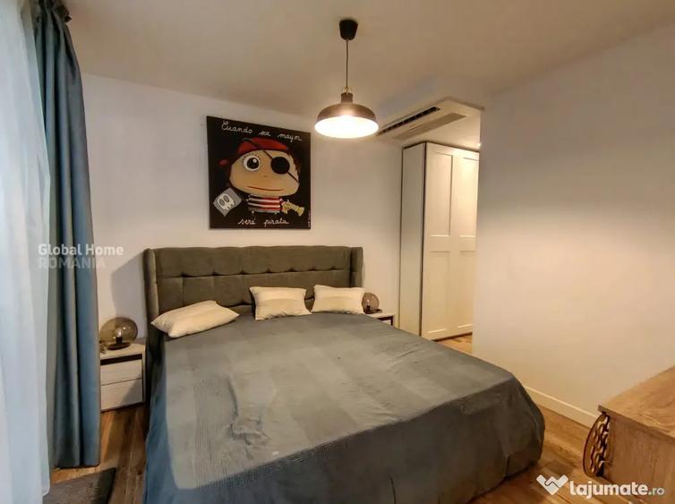 Apartament cu 3 camere semidecomandat, mobilat în Victoriei