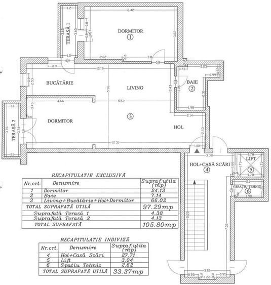 Apartament cu 3 camere în Herăstrău
