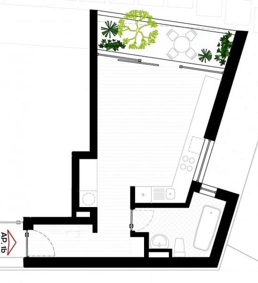 Apartament cu 2 camere decomandat în P-ța Muncii