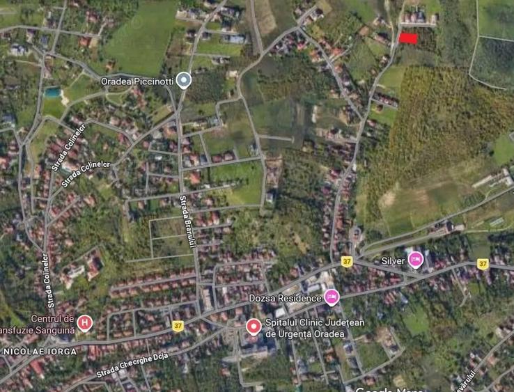 Teren de 1250 mp, în Spitalul Județean