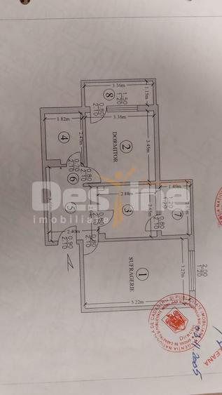 Apartament cu 2 camere decomandat, mobilat în P-ța Gorjului