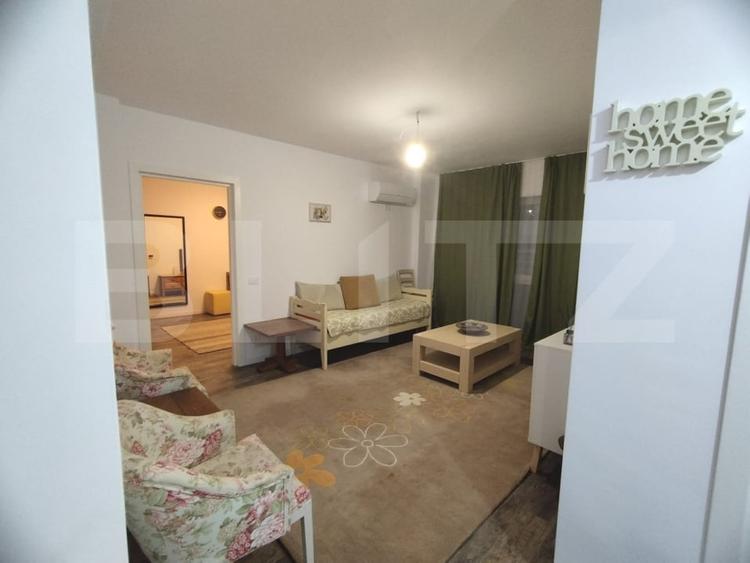 Apartament cu 2 camere nedecomandat, mobilat în Moara de Vânt