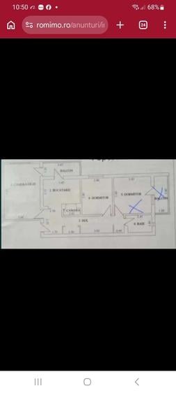Apartament 3 camere /etaj 2/decomandat - 1
