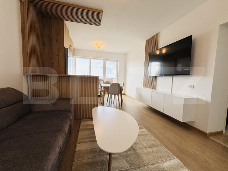 Apartament cu 2 camere decomandat, mobilat în Sânpetru