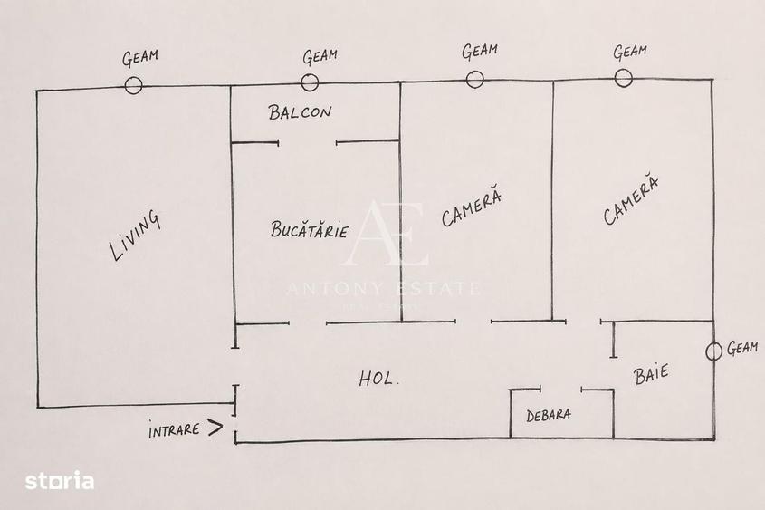 Apartament cu 3 camere decomandat în Calea Aradului