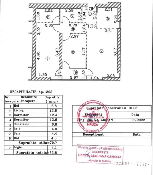 Apartament cu 3 camere, mobilat în Herăstrău