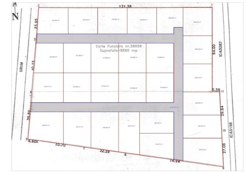 Teren Construcții intravilan de 15291 mp, în Exterior Nord