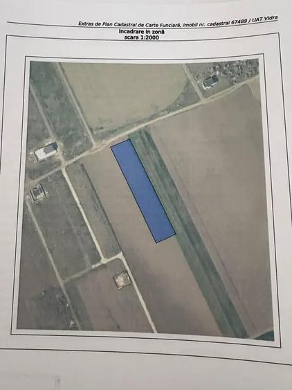 Teren agricol intravilan de 500 mp, în Berceni