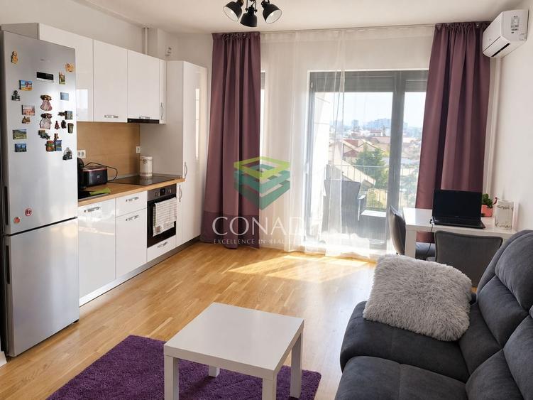 Apartament cu 2 camere semidecomandat, mobilat în Domenii