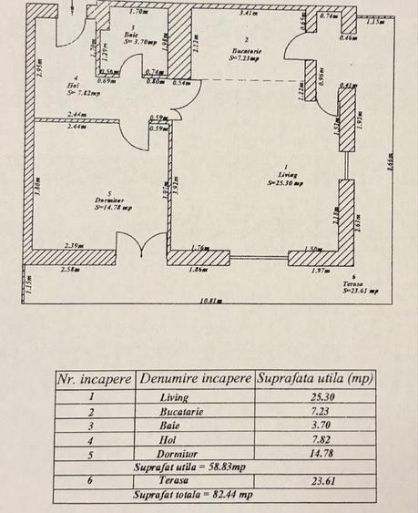 Apartament cu 2 camere decomandat, mobilat în Mihai Bravu