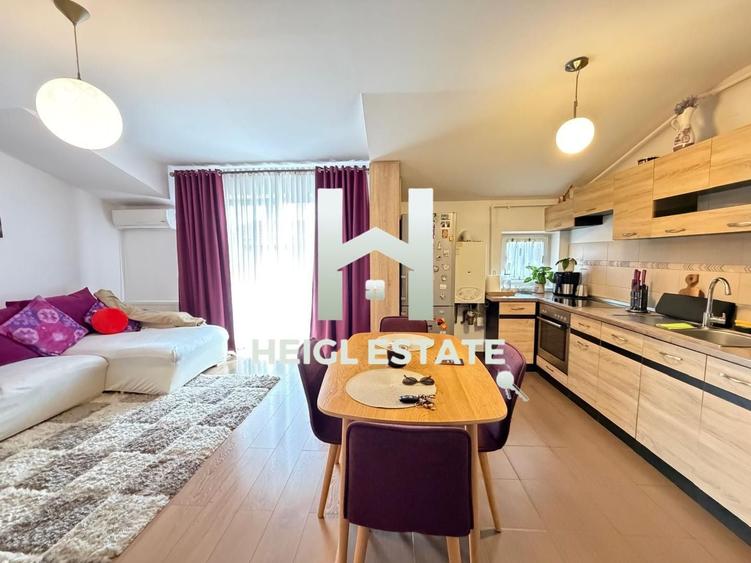 Apartament cu 2 camere semidecomandat, mobilat în Giroc