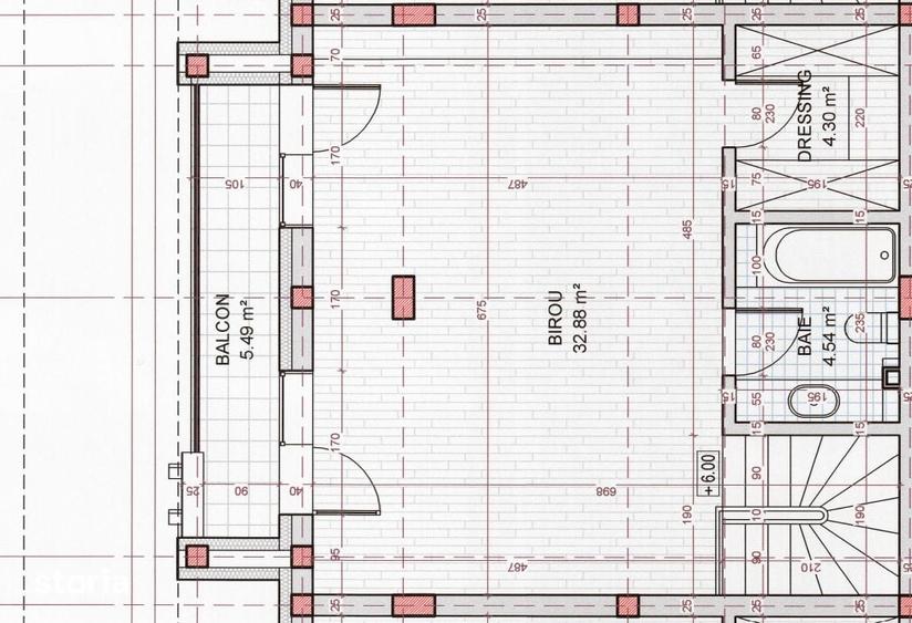 Casă cu 5 camere cu Teren 32 Mp în Militari