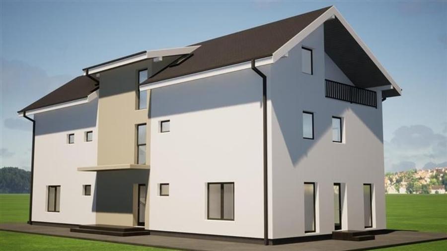 Duplex cu 4 camere cu Teren 210 Mp în Tărlungeni