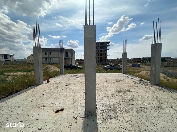 teren de vanzare Techirghiol cu fundatie si autorizatie construire - 1