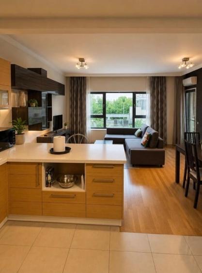 Apartament cu 2 camere decomandat, mobilat în Lacul Tei