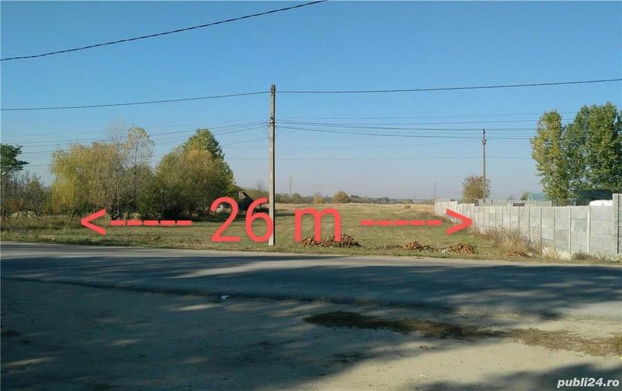 Teren de 6800 mp, în Central