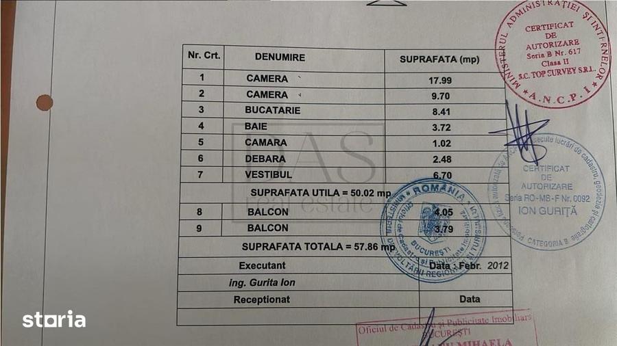 Apartament cu 2 camere decomandat în Aviației