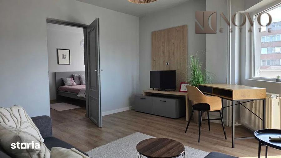 Apartament cu 2 camere nedecomandat, mobilat în Moșilor