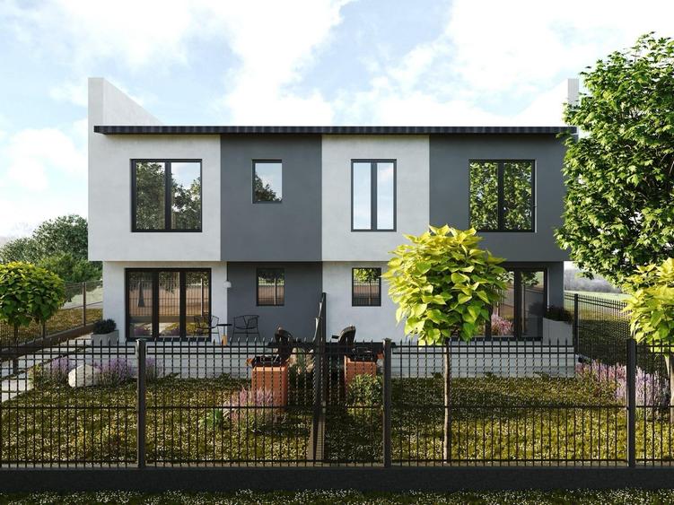 Duplex cu 4 camere cu Teren 200 Mp în Odăi