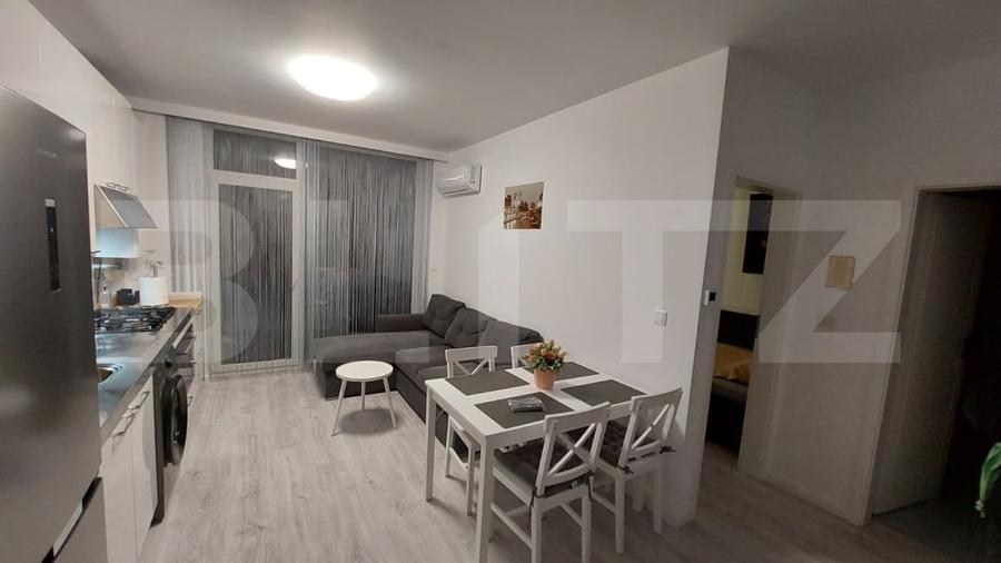 Apartament cu 2 camere decomandat, mobilat în Calea Moldovei