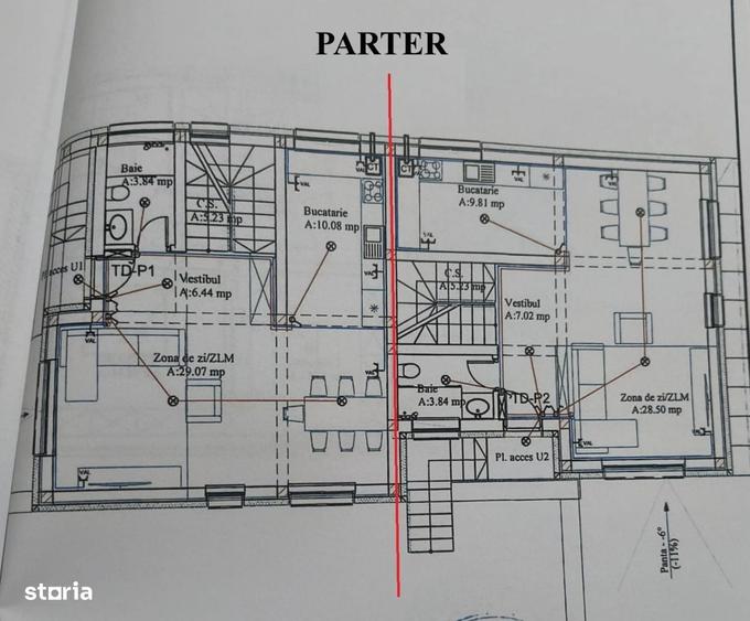 Casă cu 4 camere în Stana