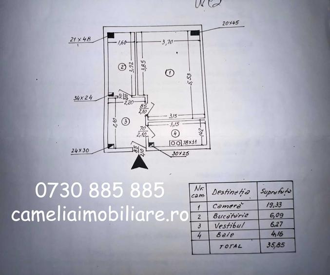 Garsoniera, pt investitie sau locuit, S36mp, 1988, renovata, metrou Lujerului, - 20
