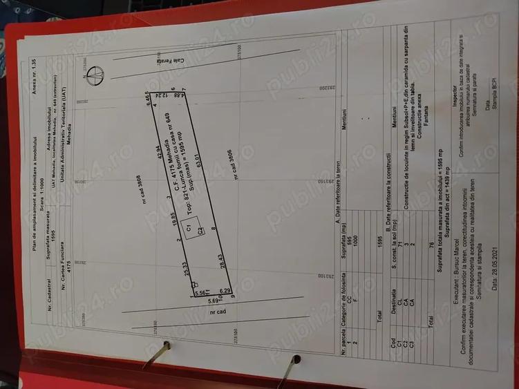 Casă cu 3 camere cu Teren 1500 Mp în Băile Herculane