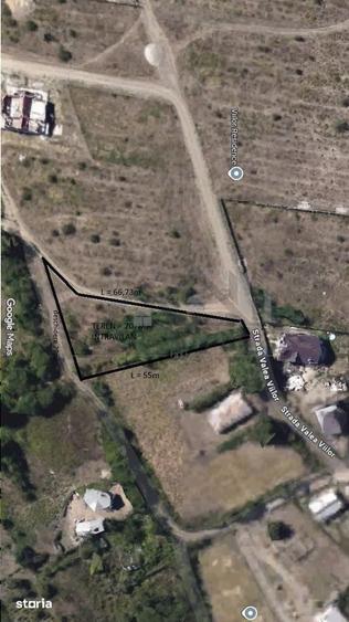 Teren de 707 mp, în Vișani