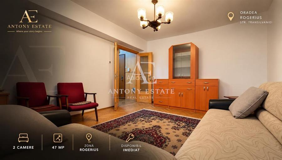 Apartament de inchiriat, Pet friendly, 2 camere, Transilvaniei, Rogerius
