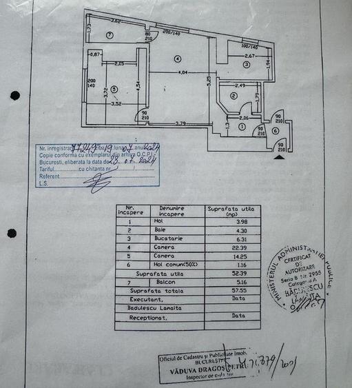 Apartament cu 2 camere semidecomandat în Mihai Bravu
