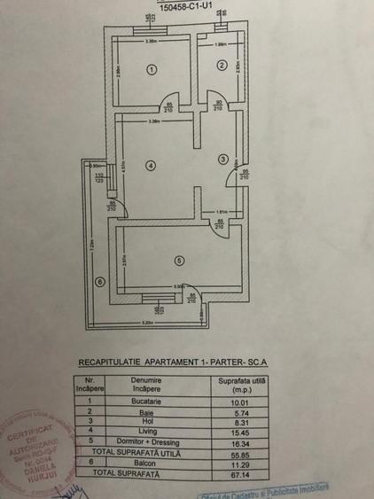 Apartament cu 2 camere decomandat în Moara de Vânt