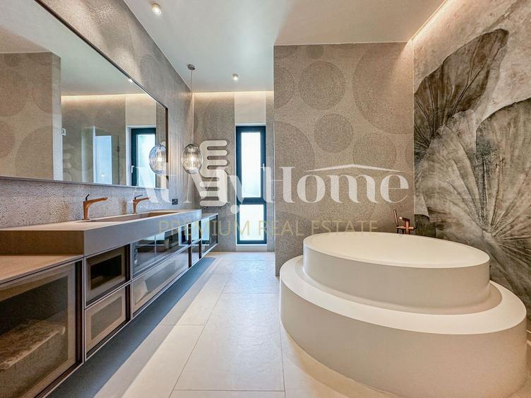 Penthouse cu 5 camere decomandat, mobilat în Băneasa