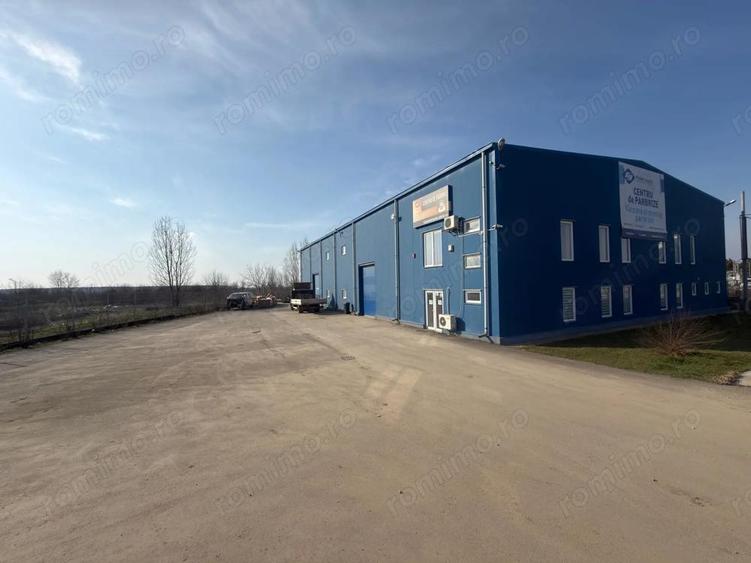 Hala industriala depozit de inchriat Jilava 1.000 mp, birouri 250 mp, curte 1.500 mp, ISU - 1