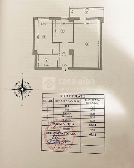 Bucium Confort - 2 camere decomandat, bloc 2019, READY TO MOVE - 20