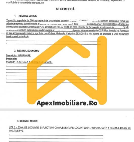 Teren Intravilan | Clinceni | 512mp - 4