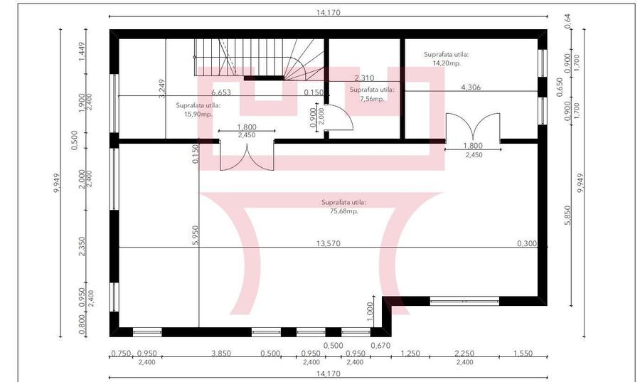 Casa functiuni multiple pretabil pentru schimbare destinatie Cipariu - 7