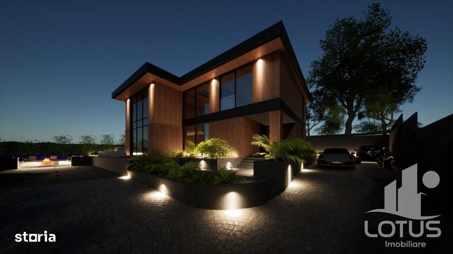 Teren 603 mp intravilan cu proiect - priveliste panoramica, Corunca - 3