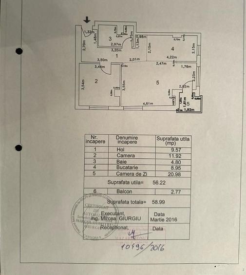 APARTAMENT 2 CAMERE-MODERN-13 SEPTEMBRIE-PROSPER-BLOC 2016-CENTRALA - 14
