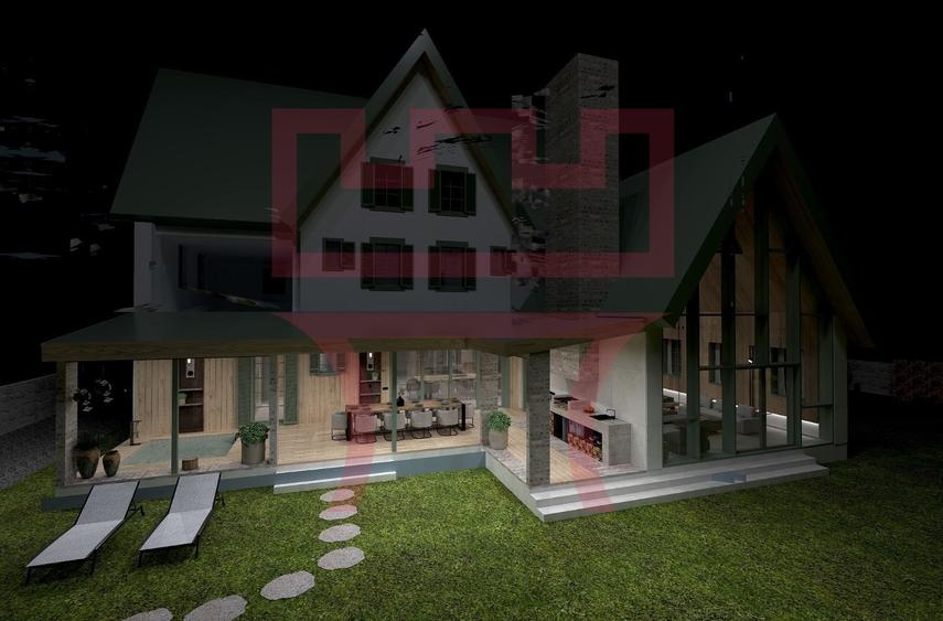 Vanzare  teren 1.190mp pentru 2 cabane in Marisel langa partie - 3