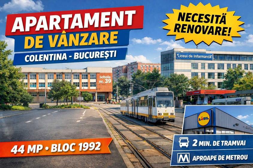 Direct Proprietar Apartament 2 camere de vanzare Soseaua Colentina - 1