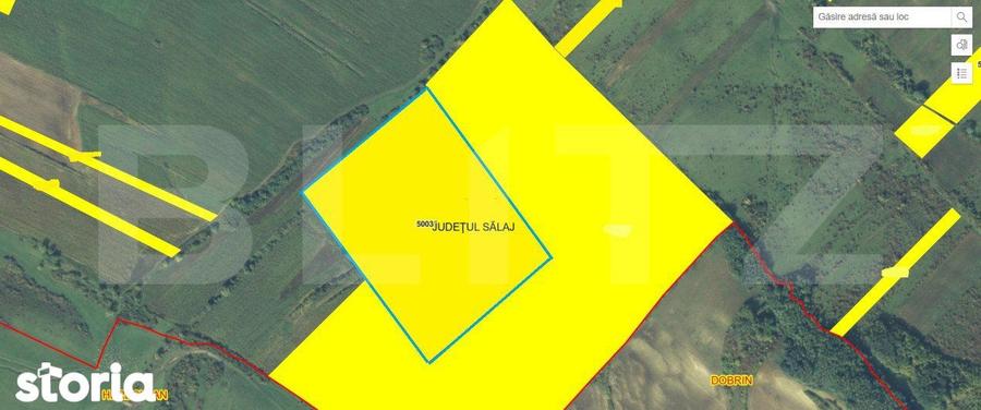 Teren agricol in suprafata de 87000 mp, UAT Salatig - 1