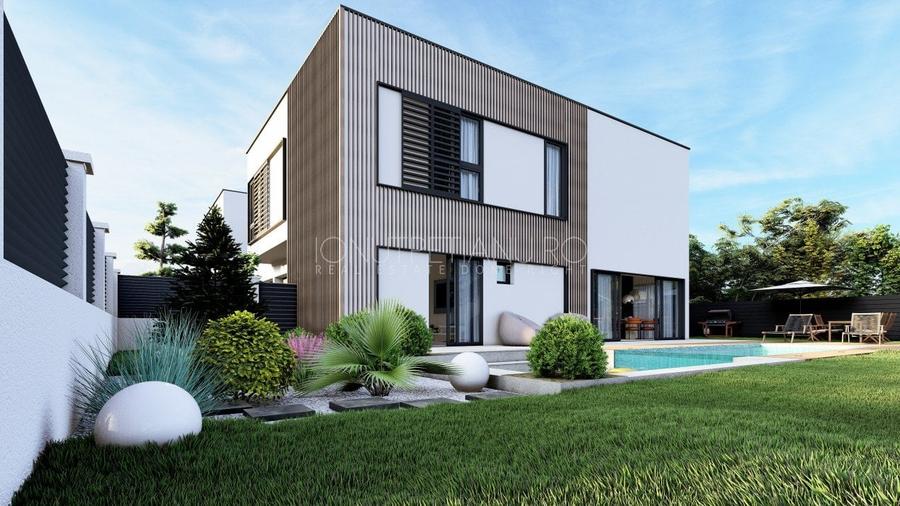 Vila moderna posibilitate personalizare – piscina exterioara si garaj dublu! - 1