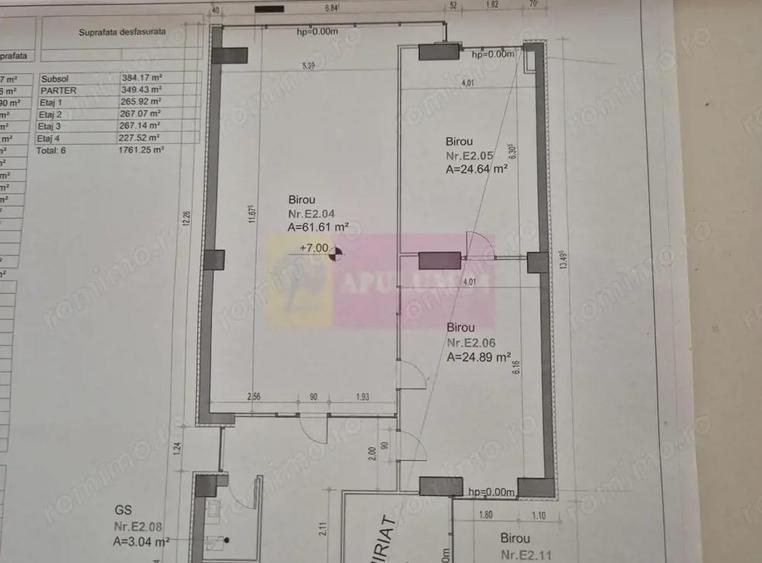 Birou open-space 90?mp langa Mall Prosper, Utilitati Incluse - 1