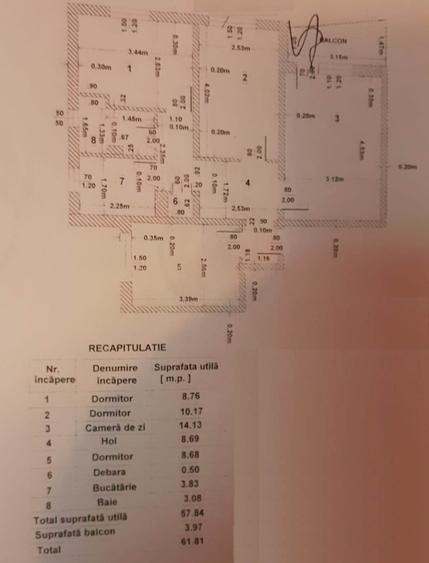 Apart. 4 cam, etaj 10, zona Ostroveni, mobilat, utilat, cu centrala proprie - 13