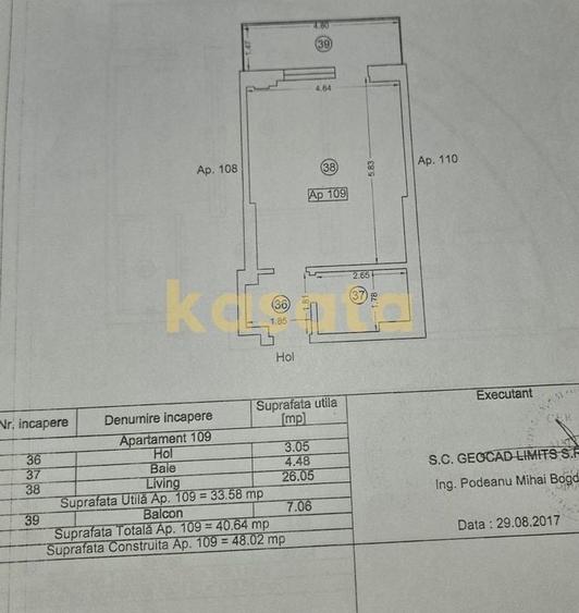 Oportunitate investitie I garsoniera White Tower I 41 mp - 10