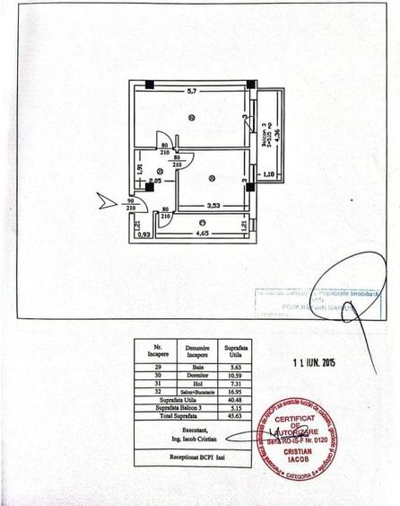 Apartament 2 camere open-space in Lunca Cetatuii - LidL - Parcare subt - 7