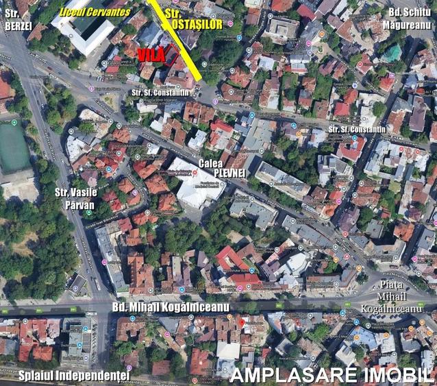 Ultracentral, adiacent Cismigiu, vila P+E+M, libera - 4